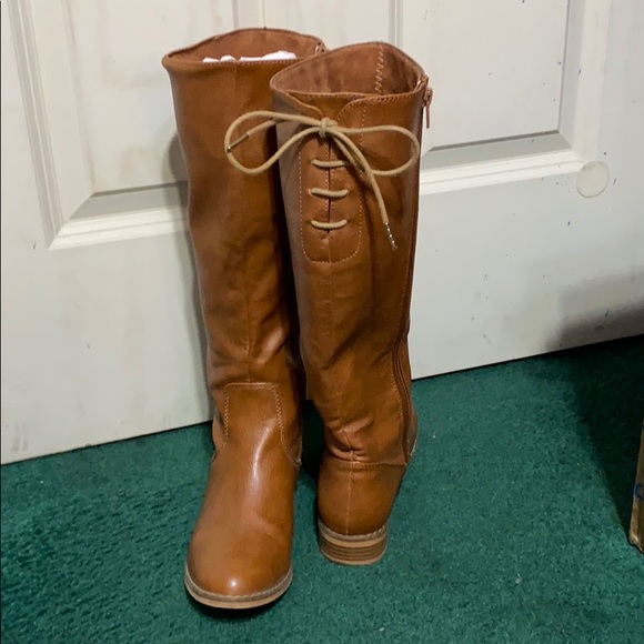 Calf length boots